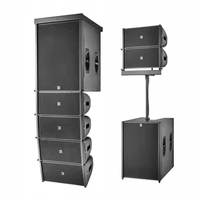 Dj Tower Speaker Pro Audio Powered 8 "Mini Line Array System Haut-parleurs extérieurs Pa Systems