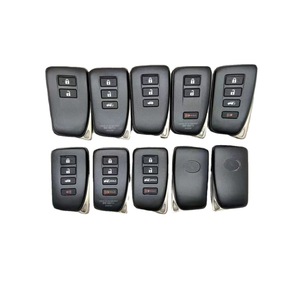 Clé Toyota à 4 boutons, télécommande pour Crown Reiz Lexus, clé de voiture noire - Product Image 1