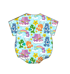 赤ちゃんジャンプスーツ赤ちゃん用ファッションデザインバブル竹カスタムプリントジッパー付き - Product Image 4