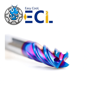 ดอกกัดคาร์ไบด์เคลือบ AlTiN แบบ 4 ฟลุต สำหรับงาน CNC - Product Image 1