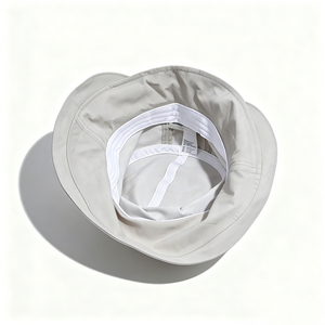 Chapeau de soleil à large bord gris clair pour femmes, UPF 50+, séchage rapide, chapeau seau réglable avec nœud papillon - Product Image 5