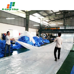 Meilleur prix sur quantité en vrac Feuilles de bâche PE imperméables d'échafaudage de haute qualité avec surface mate OEM/ODM disponible - Product Image 5