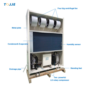 Deshumidificador Industrial Refrigerativo Automático con Humidostato R410a, 20kg/H, Máquina Eliminadora de Humedad, Precio de Fábrica - Product Image 3