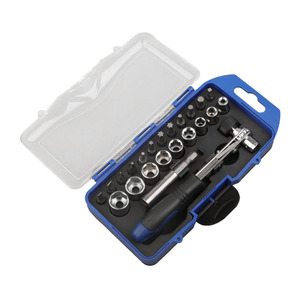 23 mảnh ổ cắm tuốc nơ vít thiết lập nhanh chóng cờ lê Ratchet, tuốc nơ vít thiết lập mở rộng kết nối rod Set - Product Image 2
