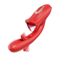 Vibrateur lingual et pince buccale 3 en 1, 10 modes de stimulation, silicone, point G, rechargeable USB, OEM ODM, logo personnalisé