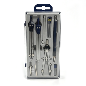 Juego de Dibujo 709C de Primera Calidad con 9 Accesorios en Caja de Plástico para Uso Escolar y de Oficina - Product Image 1