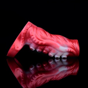 NNSX Internal Thread Penis Sleeve with Octopus Sucker Cock Sheath Penis Attachment Sleeve Cock Enlargement Hollow <b>Dildo</b> - Product Image 3