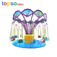 Manèges Chaise Volante pour Fêtes Foraines, Jeux de Parc d'Attractions, Chaise Volante Électrique, Balançoire Chaise Volante