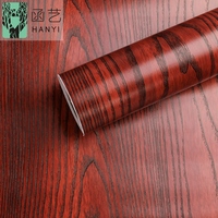Papier peint en vinyle décoratif pour meubles, autocollants mini, écorce et bâton en Grain de bois, pour comptoir