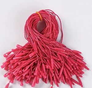 Tốt Nhất Phụ Kiện May Mặc Tùy Chỉnh Quần Áo Nhựa Bullet Hình Dạng Con Dấu <span class=keywords><strong>Tag</strong></span> Cho Trang Phục Sẵn Sàng Bán Màu Xanh Dây - Product Image 4