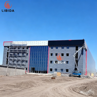Almacén Frigorífico Prefabricado de Estructura de Acero, Almacenamiento en Frío con Estructura de Acero Pre-fabricada Personalizada para la Conservación de Alimentos