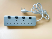 Nouvelle prise britannique avec certificat BS 1363 et UKCA GCC 3-5 Gang 13A Extension d'alimentation Type C Ports USB 110V/220V prises ca