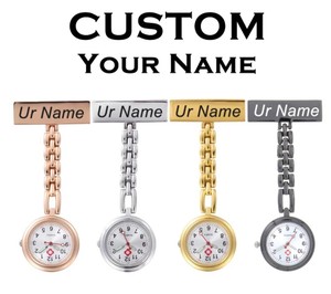Personalised Engraved With Your Name Nurses Watch Hanging Medical Pocket Watch Men Women Quartz Doctor <strong>Midwife</strong> Nurses Fob Watch - Product Image 3