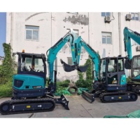 Excavatrice sur chenilles hydraulique SWE60F 6 tonnes 0,3 m³ avec attache rapide pour la construction routière et l'entretien urbain