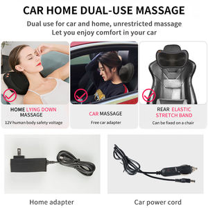 Masseur Shiatsu pour le dos et le cou avec chaleur - Oreiller <span class=keywords><strong>de</strong></span> massage électrique 3D à pétrissage profond pour soulager les douleurs musculaires et la relaxation - Product Image 5