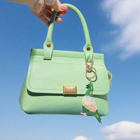 Charm Cartoon personnalisé Peace Pigeon Bird Acetate Charm Carabiner Keychain Bag Charms