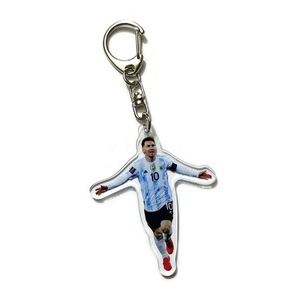 Porte-clés sportif en acrylique avec impression UV, modèle Yakelike YKL, souvenirs de football de Cristiano <span class=keywords><strong>Ronaldo</strong></span>, <span class=keywords><strong>Haaland</strong></span> et Neymar, fabriqué en Chine - Product Image 4