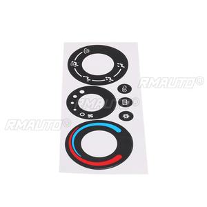 Autocollant de réparation du bouton de climatisation pour Chevrolet Equinox Pontiac <span class=keywords><strong>Torrent</strong></span> 2005-2006 Autocollants d'intérieur automobile - Product Image 4