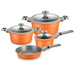 Hot sale Die cast aluminum Nonstick cookware sets Jogo de panelas