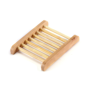 Soporte de <span class=keywords><strong>madera</strong></span> Natural para <span class=keywords><strong>jabonera</strong></span>, bandeja de <span class=keywords><strong>madera</strong></span> para jabón de baño, estante de Bambú - Product Image 1