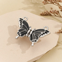 Pendentif de distance pour fabrication de bijoux DIY en gros pour les couples de meilleurs amis bracelet collier papillon aimant boucle bijoux breloques