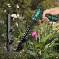 Forets à main multi-taille Idéal pour un seul homme Tarière de terre Tarière de sol Jardinage Construction