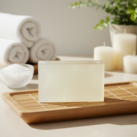 Base de savon à la glycérine transparente à fondre et à couler en gros, 1 kg - Anti-acné, personnalisable pour la fabrication artisanale de savon