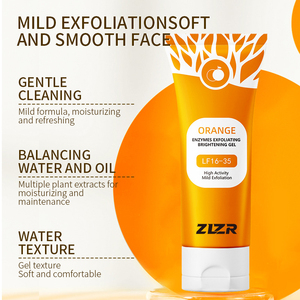 Mousse Exfoliante Iluminador con Enzimas de Naranja al por Mayor, Exfoliante Facial Suave, Elimina la Piel Muerta, Limpieza Profunda, Exfoliante Facial para Todo Tipo de Piel - Product Image 3