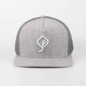 BSCI nhà máy tùy chỉnh 5 Bảng điều chỉnh 3D thêu logo phẳng Vành lưới gorras gai màu xám 112 trucker cap hat - Product Image 2