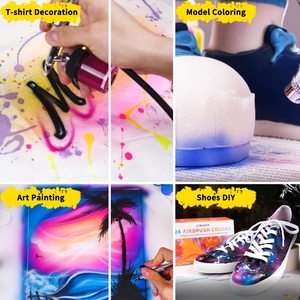 MEEDEN usine vente directe non toxique 60 couleurs 30ml Kit de <span class=keywords><strong>peinture</strong></span> aérographe <span class=keywords><strong>pour</strong></span> la <span class=keywords><strong>peinture</strong></span> - Product Image 4