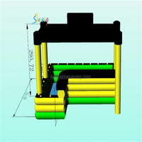 Tente médiévale gonflable en PVC pour bar de piscine et pub, utilisation en extérieur et en intérieur