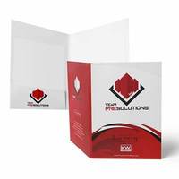 Carpeta de Archivo Reciclable Ecológica de PE con 2 Bolsillos, Impresión CMYK Personalizada, Carpetas de Papel con Logotipo para Empresa, Hospital, Escuela