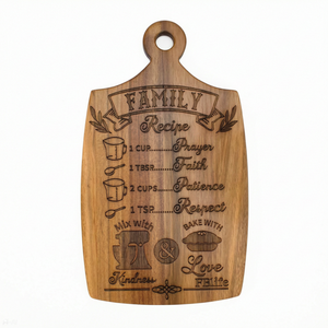 Tabla de cortar de madera de acacia natural con mango largo, tabla de cortar de madera maciza para servir <span class=keywords><strong>pizza</strong></span> y queso - Product Image 5