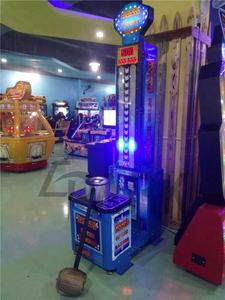 Máquina de Boxeo Gigante Operada con Monedas, Juego de Martillo de Golpeo con Redención de Lotería - Product Image 5