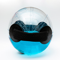Ballon d'eau gonflable transparent en PVC pour entraînement de fitness et musculation aquatique