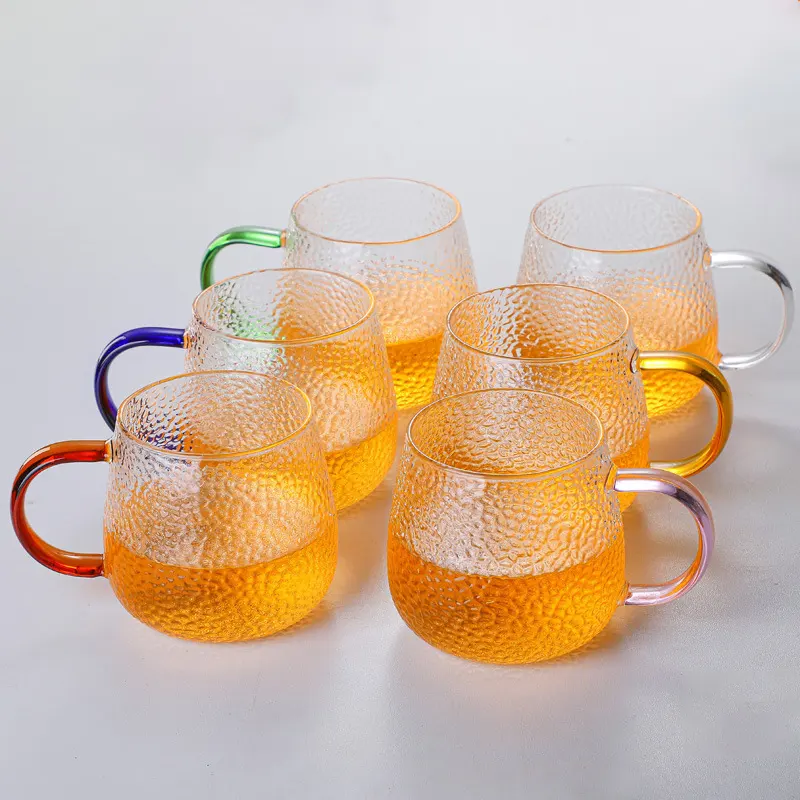 Hamer Patroon Ananas Vorm Hoge Kwaliteit Glas Water Thee Kopjes Ontbijt Cup Bril