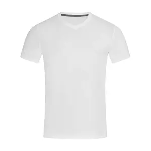 Camiseta con cuello en V Stretch-T, merchandising personalizado - Product Image 2