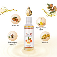 Huile pour le corps éclaircissante à l'extrait de plantes d'argan et de ricin, huile essentielle naturelle et biologique pour femmes, convient à tous les types de peau