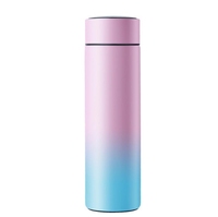 Termo de Acero Inoxidable al por Mayor de Fábrica - Aislamiento al Vacío Inteligente con Pantalla LED de Temperatura para Oficina y Exteriores