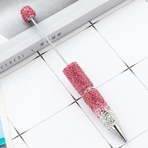 2025 Wholesale Gradient <b>Color</b> Full Beaded Heavy Industry Diamond Ballpoint <b>Pen</b> High Profile Luxury Manual Burst Jewelry Making - Product Image 5