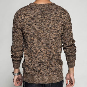 Best Quality Shetland Wool <strong>Men's</strong> Leisure Long Sleeve 7gg Thick Knit <strong>Cardigan</strong> Unique Yarn Winter Sweater Design OEM <strong>Woollen</strong> - Product Image 2
