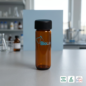 Botella Colorimétrica de Vidrio Boro 3.3 OEM de Biolab, Recipiente para Reactivos de Laboratorio Resistente a Químicos, Vial para Muestras - Product Image 4