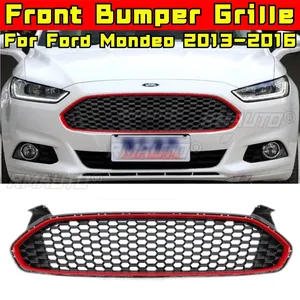 Parrilla Delantera Mondeo, Parrilla de Carreras para Parachoques Delantero, Kit de Carrocería, Parrilla para Parachoques Delantero para Ford Mondeo 2013-2016, Accesorios para Automóviles - Product Image 4