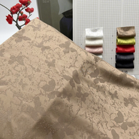 Tissu satiné jacquard papillon en polyester et élasthanne à motif tonal pour robes, kimonos, peignoirs et accessoires faits main