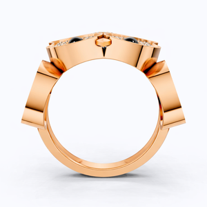 Anillos de Lujo al por Mayor: Diseño Clásico de Búho Personalizado, Oro con Moissanita de 0.51 CT, Joyería Unisex de Moda para Fiestas, Creada en Laboratorio, Más Vendidos - Product Image 5