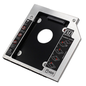 Aluminum Hard <b>Drive</b> Caddy 12.7/9.5/9.0mm Laptop SATA3 SSD HDD <b>Optical</b> <b>Drive</b> Bracket With Cooling Design - Product Image 3