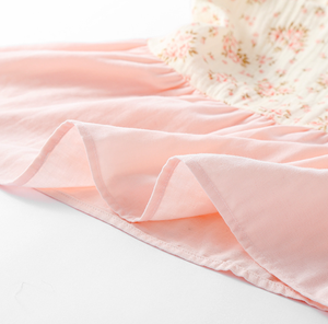 Women's Cotton Nightdress with Long Sleeves Floral Print <strong>Fairy</strong> Wind Skirt for Spring and Autumn-XS Size Soft Home <strong>Dress</strong> - Product Image 6