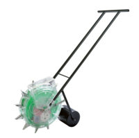 Semoir à rouleaux manuel portable avec kit d'accessoires pour la plantation et la fertilisation de haricots, maïs et arachides