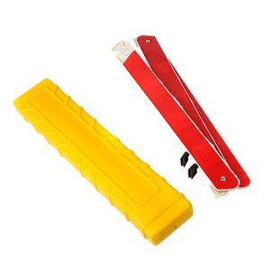 Señal Triangular de Advertencia para Automóvil, 390x350mm, ABS Reflectante, Montaje en Suelo, para Uso de Emergencia en Vehículos - Product Image 2