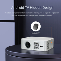Proyector Hotack L003T Smart Android TV Phone WIFI, Full HD, 2300 Lúmenes, Cine en Casa, Video Proyector LCD LED Mini